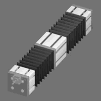Lead Screw Driven Ball Bushing Linear Guide With Bellows
